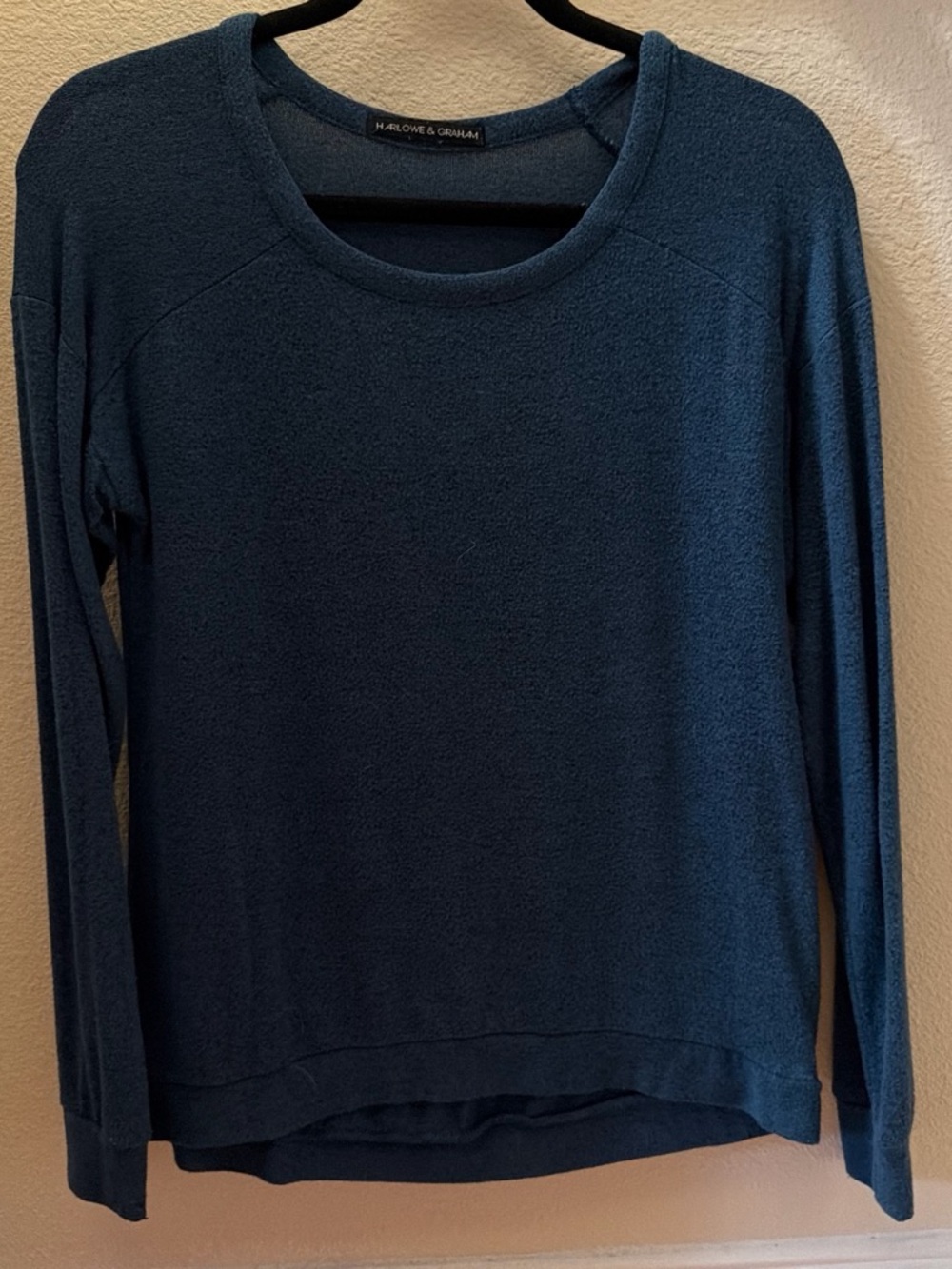 Harlowe & Graham Teal Crewneck Sweater